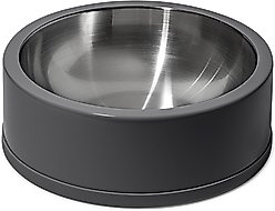 Wild One Stainless Steel Dog Bowl, Black