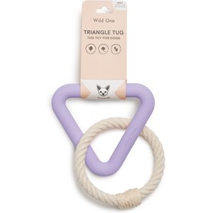 Wild OneTriangle Tug Small Dog Toy, Lilac