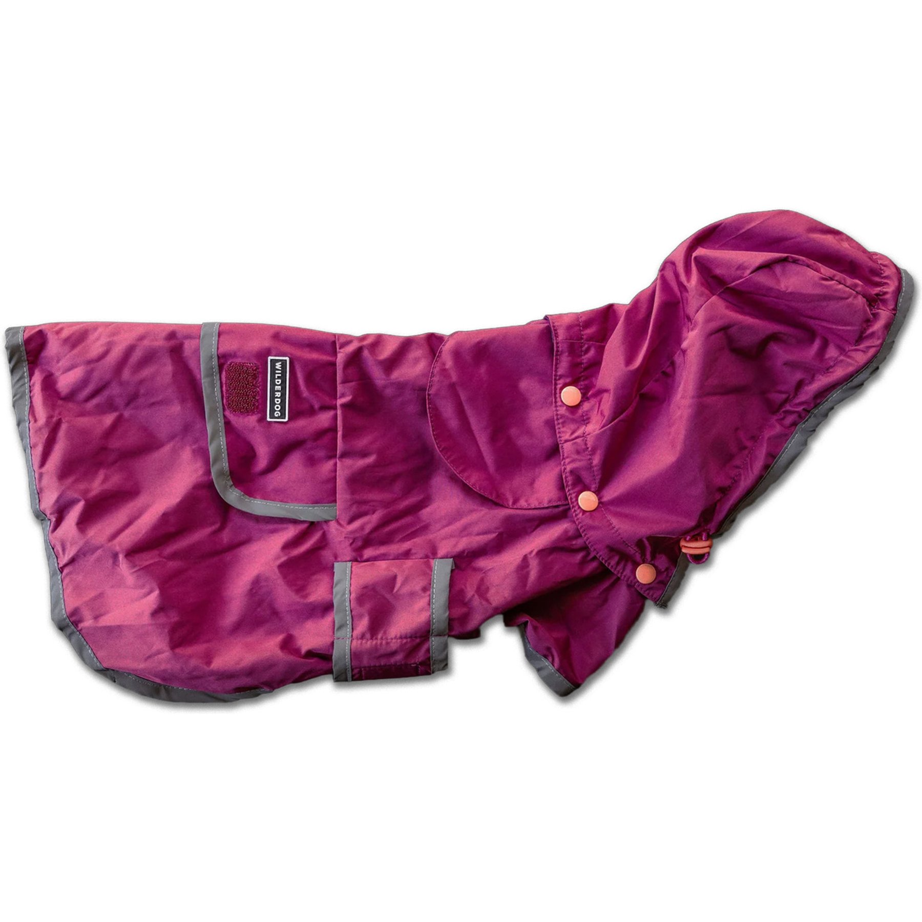 Wilderdog Jacket Waterproof Dog Raincoat, Huckleberry, Small