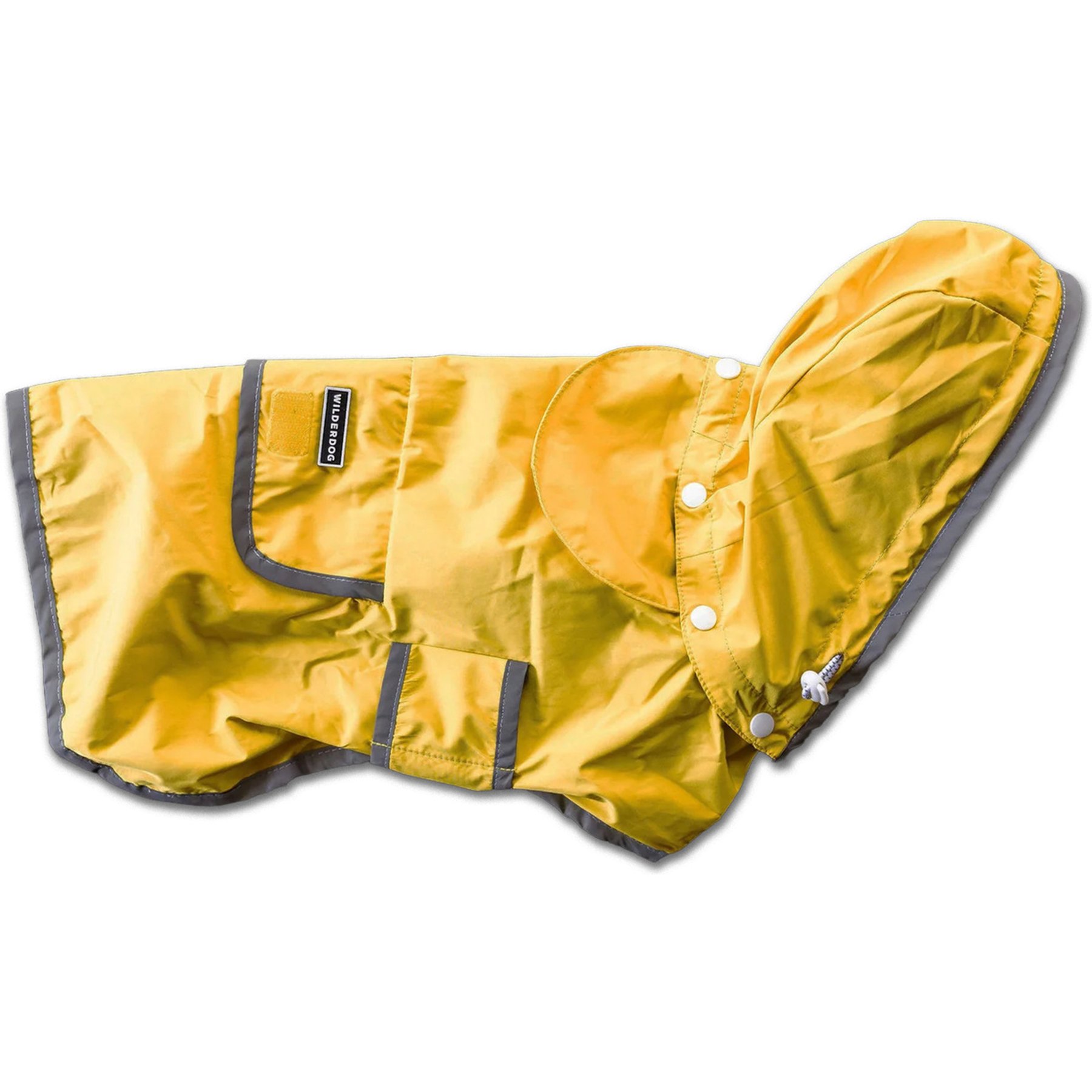 Wilderdog Jacket Waterproof Dog Raincoat, Yellow, Small