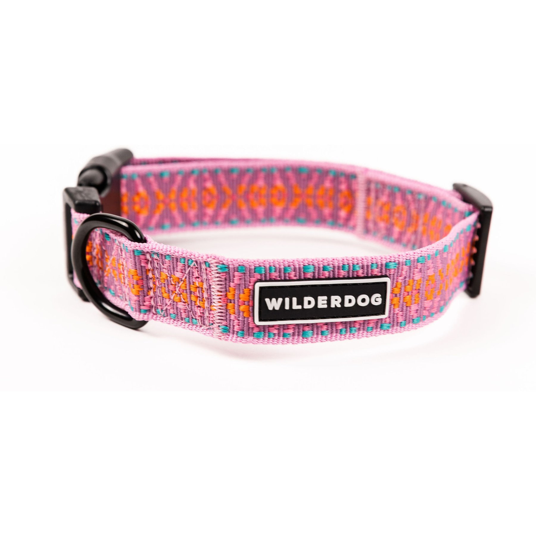Wilderdog Lilac Ultralight Adjustable Dog Collar, Small: 11 to 15-in neck, 1-in wide