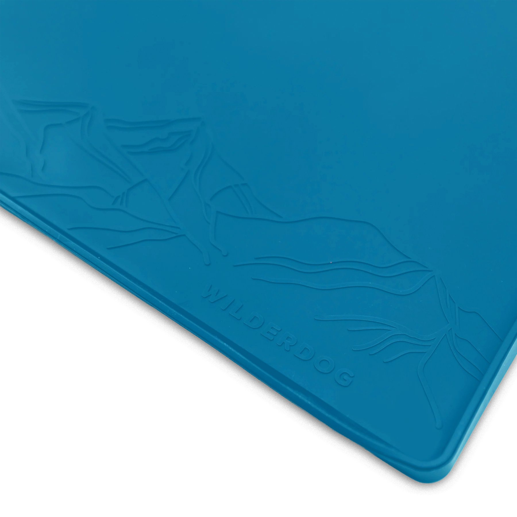 Wilderdog Silicone Dog Placemat, Blue