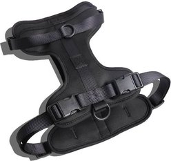 WildHound C4 No-Pull Premium Dog Harness, Black, Large