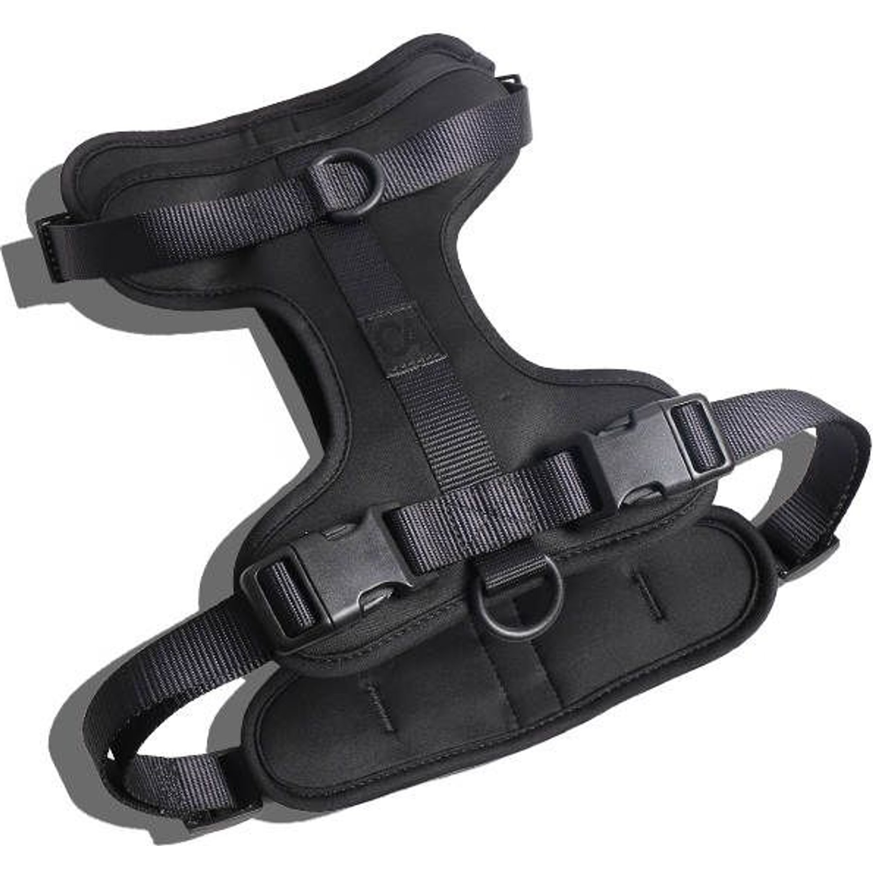 WildHound C4 No-Pull Premium Dog Harness, Black, Large