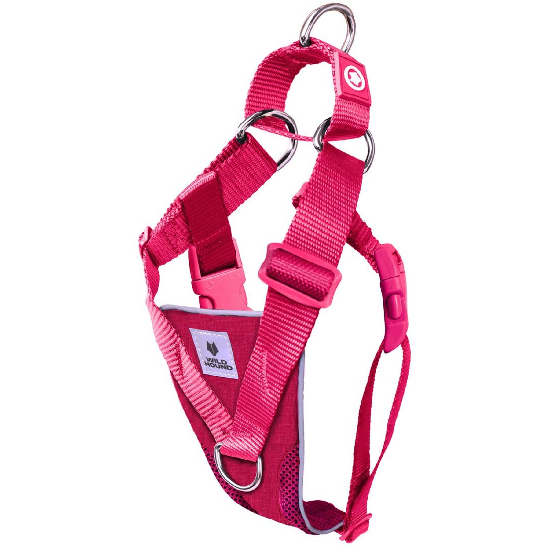 WildHound No-Pull Premium Martingale Dog Harness, Azalea, Large