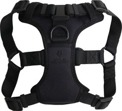 WildHound Padded Premium Step In No Pull Dog Harness, Black, Medium: 18 to 20-in chest