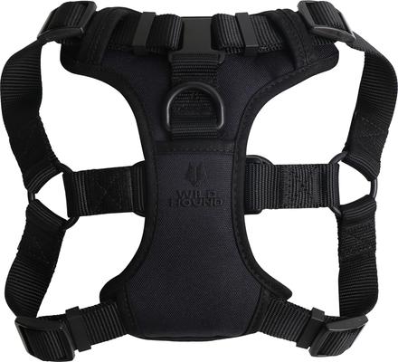 Show full view: WildHound Padded Premium Step In No Pull Dog Harness, Black, Small: 14 to 17-in chest slide 3 of 3