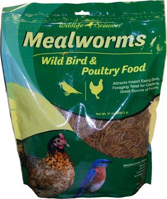 Show full view: Wildlife Sciences Dried Mealworms, 21-oz bag slide 6 of 9