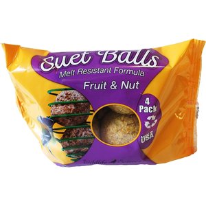 Wildlife Sciences Fruit & Nut Suet Balls Wild Bird Food, 6 count
