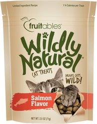 Wildly Natural Salmon Flavor Cat Treats, 2.5-oz bag