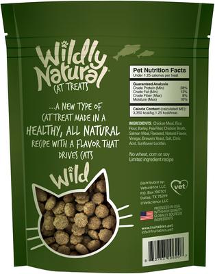 Show full view: Wildly Natural Salmon Flavor Cat Treats, 2.5-oz bag slide 3 of 6