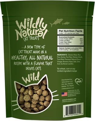 Show full view: Wildly Natural Tuna Flavor Cat Treats, 2.5-oz bag slide 3 of 6