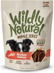 Wildly Natural Whole Jerky Alaskan Salmon Grain-Free Dog Treats, 5-oz bag