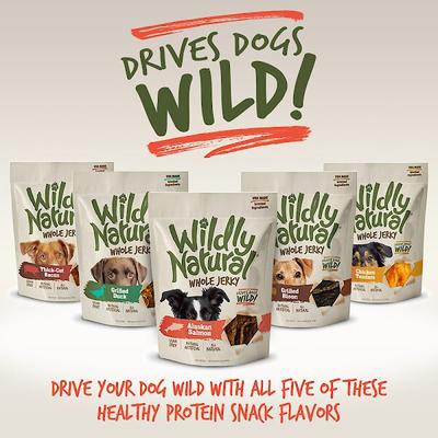 Show full view: Wildly Natural Whole Jerky Alaskan Salmon Grain-Free Dog Treats, 5-oz bag slide 8 of 8