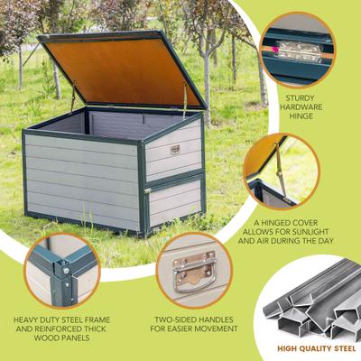 Show full view: Win World Free-Range Chicken Coop, 2 to 4 Chicken Capacity slide 4 of 9