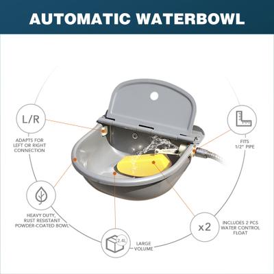 Show full view: Win World Gazebo Automatic Dog & Cat Feeder, Grey, Large slide 5 of 7