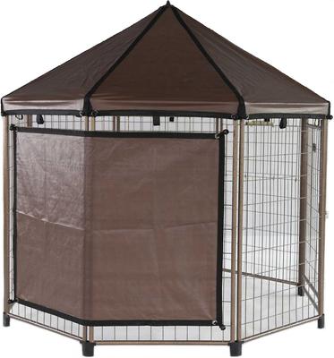 Show full view: Win World Gazebo Dog Kennel Sun Shade, 8-ft slide 2 of 3