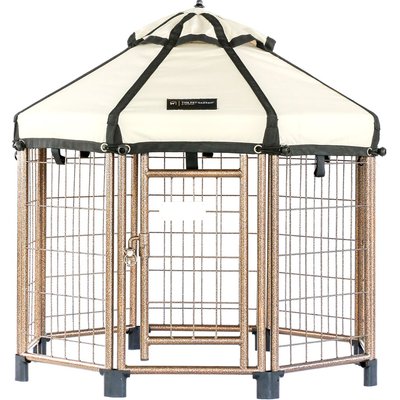 Win World Win World International Pet Gazebo Dog Kennel, Beach Sand, 3-ft