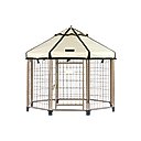 Win World International Pet Gazebo Dog Kennel, Beach Sand, 4-ft