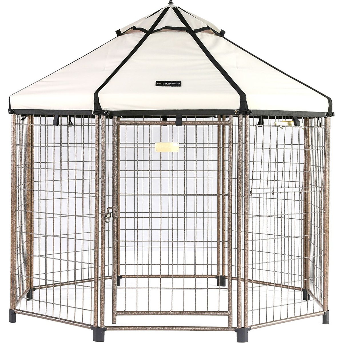 Win World International Pet Gazebo Dog Kennel, Beach Sand, 5-ft