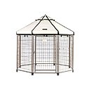 Win World International Pet Gazebo Dog Kennel, Beach Sand, 5-ft