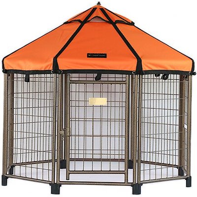 Win World Win World International Pet Gazebo Dog Kennel, Desert Sunset, 4-ft