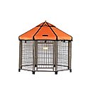 Win World International Pet Gazebo Dog Kennel, Desert Sunset, 4-ft