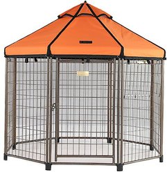 Win World International Pet Gazebo Dog Kennel, Desert Sunset, 5-ft