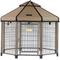 Show in main carousel: Win World International Pet Gazebo Dog Kennel, Earth Taupe, 4-ft slide 1 of 8