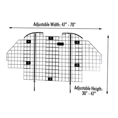 Show full view: Win World Pet Gazebo Cat & Dog Car Safety Barrier, Black slide 4 of 11