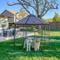 Show in main carousel: Win World Pet Gazebo Dog Kennel, Earth Taupe, 8-ft slide 7 of 9