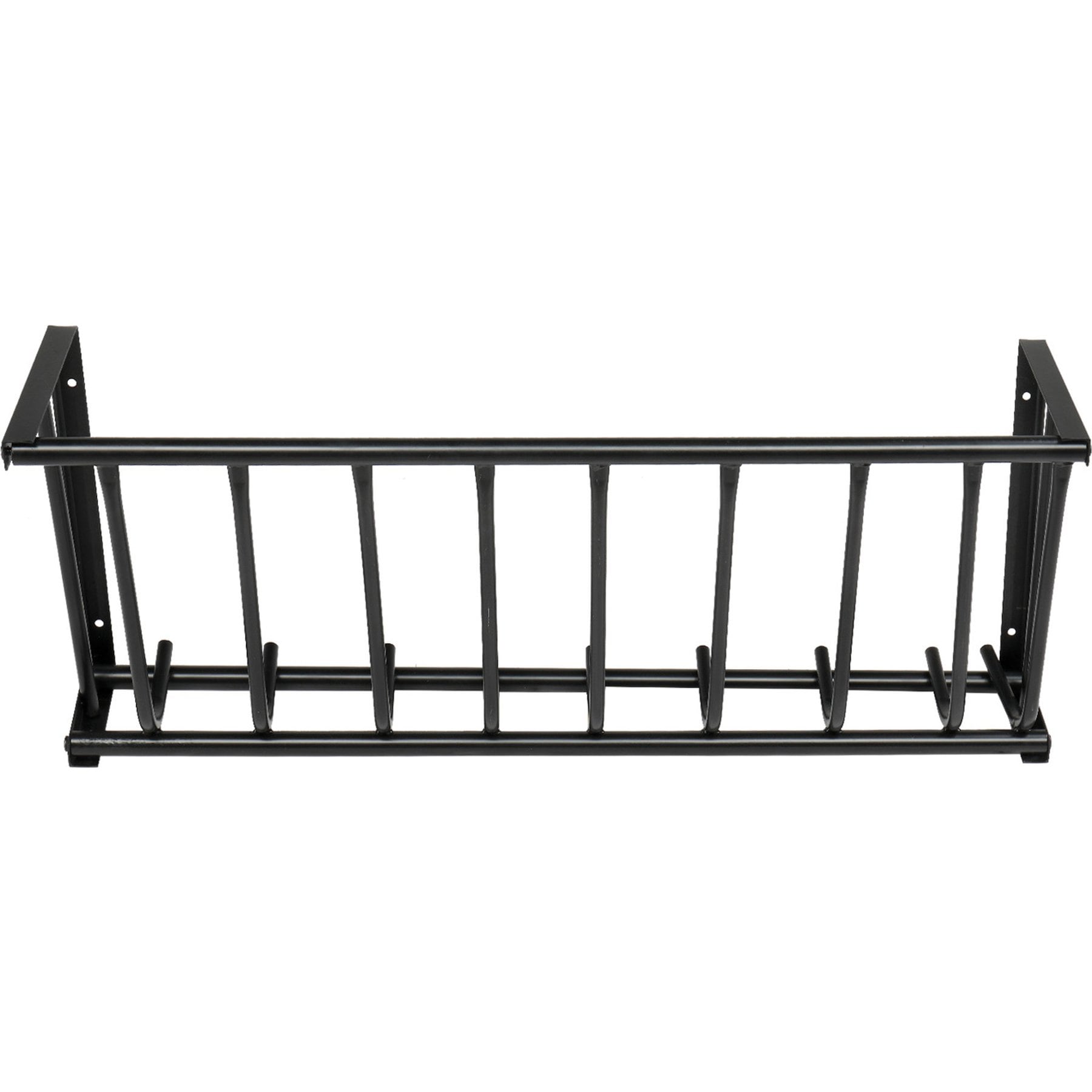 Winado Iron Pipe Assembly for Farm & Livestock Durable Chew Resistant Horse Hay Feeder, Black, 9.8 x 40.2 x 15.7-in