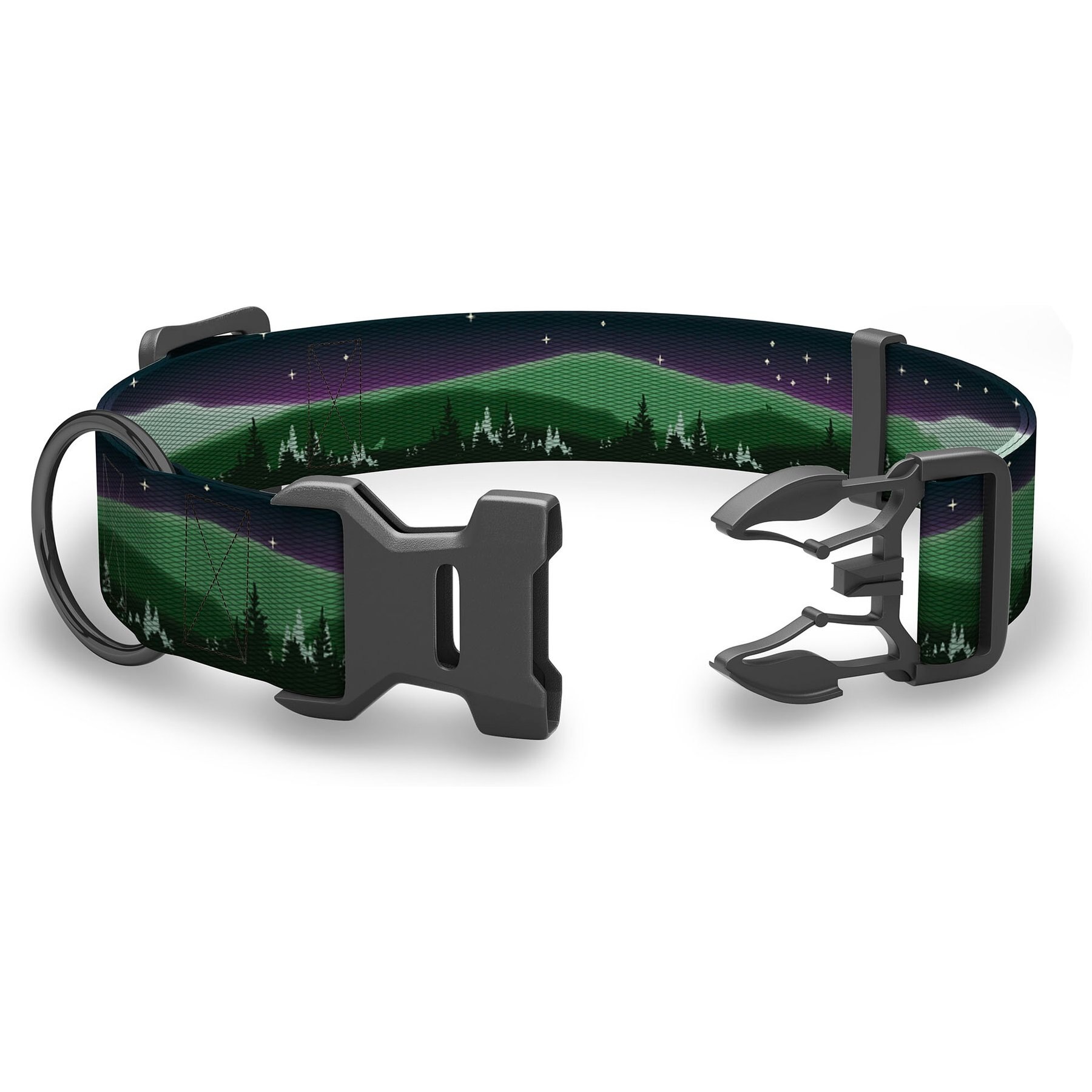 Wingo Outdoors Coosa Dog Collar, Constellations, Medium: 14 to 22-in neck, 1-in wide