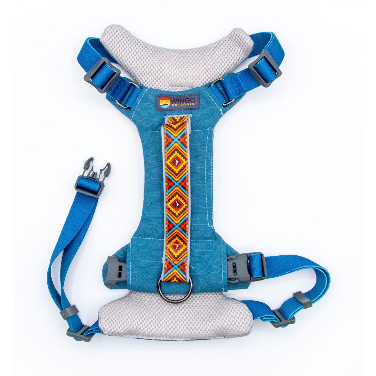 Wingo Outdoors Monty Dog Harness, Wingo Mosaic, Large: 32 to 44-in chest