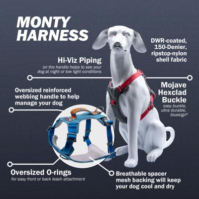 Show full view: Wingo Outdoors Monty Dog Harness, Wingo Mosaic, Small: 18 to 26-in chest slide 5 of 7