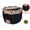 Show in main carousel: WINiPET 2-Door Soft-Sided Dog & Cat Playpen, Beige + Black, 62 x 62 x 36-in slide 2 of 7