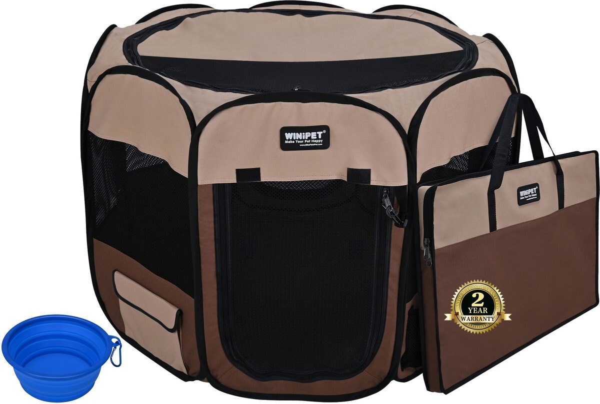 Elitefield Chewy Puppy Playpen JESPET Soft-Sided Dog Cat Playpen