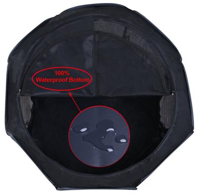 Show full view: WINiPET 2-Door Soft-Sided Dog & Cat Playpen, Black, 36 x 36 x 24-in slide 3 of 7