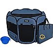 Show in main carousel: WINiPET 2-Door Soft-Sided Dog & Cat Playpen, Blue Gray, 48 x 48 x 32-in slide 1 of 7