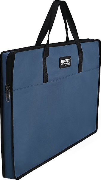 Show full view: WINiPET 2-Door Soft-Sided Dog & Cat Playpen, Blue Gray, 48 x 48 x 32-in slide 6 of 7