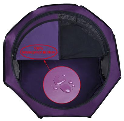 Show full view: WINiPET 2-Door Soft-Sided Dog & Cat Playpen, Purple, 30 x 30 x 17-in slide 4 of 8
