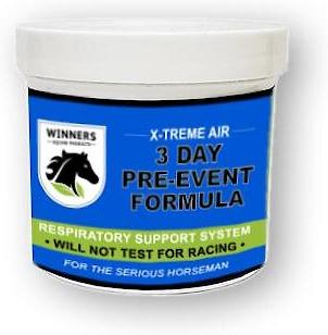 Show full view: Winners Equine Products X-Treme Air 3 Day Pre-Event Formula Horse Treatment, 180-g jar slide 1 of 2