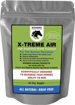 Show full view: Winners Equine Products X-Treme Air Daily Respiratory Health Horse Treatment, 30 day slide 1 of 2