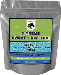 Winners Equine Products X-TREME SWEAT + RESTORE Horse Supplement, 3.5-lb bag