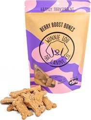 Winnie Lou Berry Boost Bones Crunchy Dog Treats, 4-oz bag