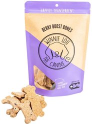 Winnie Lou Berry Boost Bones Crunchy Dog Treats, 4-oz bag
