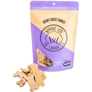 Winnie Lou Berry Boost Bones Crunchy Dog Treats, 4-oz bag