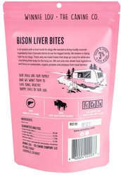 Winnie Lou Bison Liver Bites Dog Treats, 2.5-oz bag slide 2 of 4
