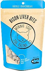 Winnie Lou Bison Liver Bits Freeze-Dried Cat Treats, 1-oz bag slide 2 of 4