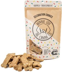Winnie Lou Celebration Cookies Crunchy Dog Treats, 4-oz bag